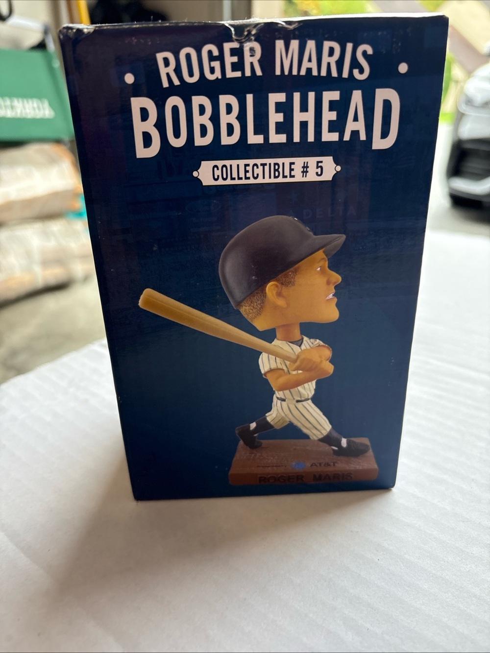 AT&T Promotion Roger Maris Yankees Bobblehead Collectible - Navy & White-2016